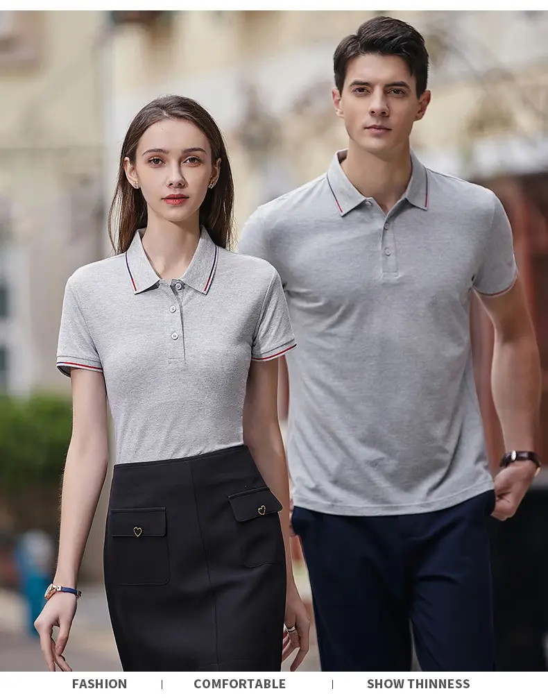 Milando 2381 Embroidered Polo T-Shirt Short Sleeve Custom Work — feature 18