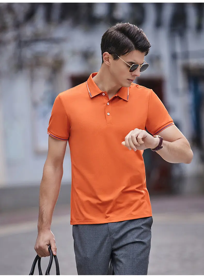Milando 2381 Embroidered Polo T-Shirt Short Sleeve Custom Work — feature 25