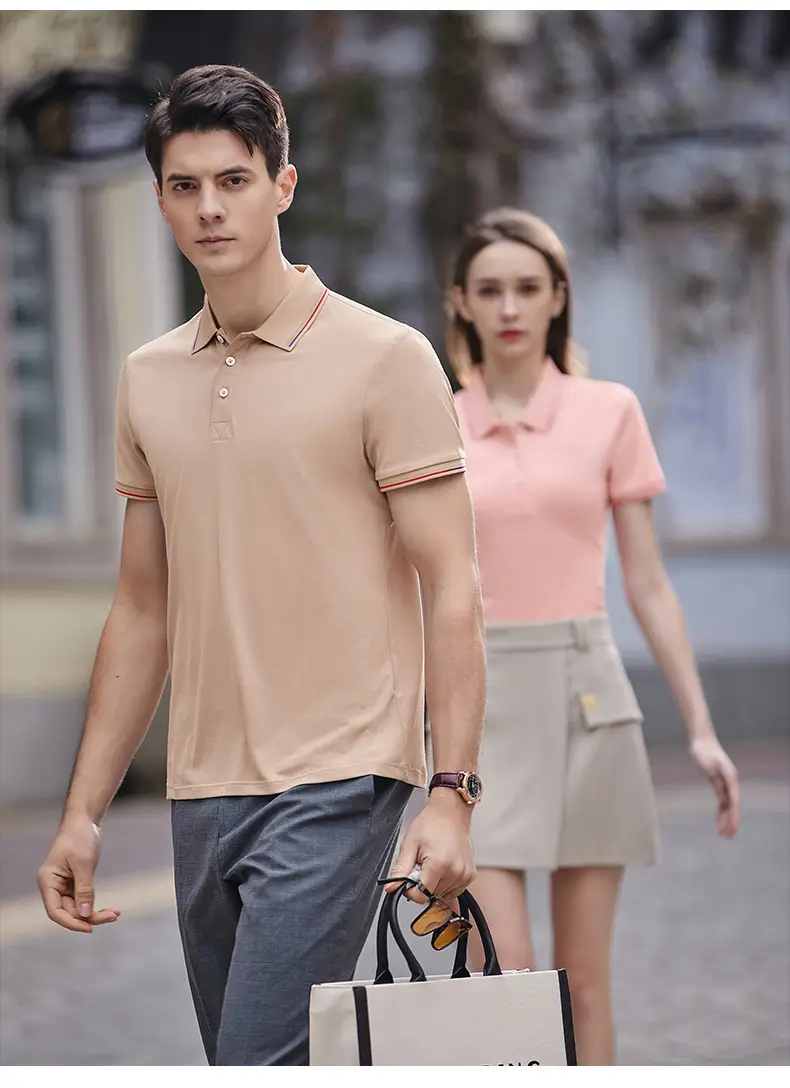 Milando 2381 Embroidered Polo T-Shirt Short Sleeve Custom Work — feature 26