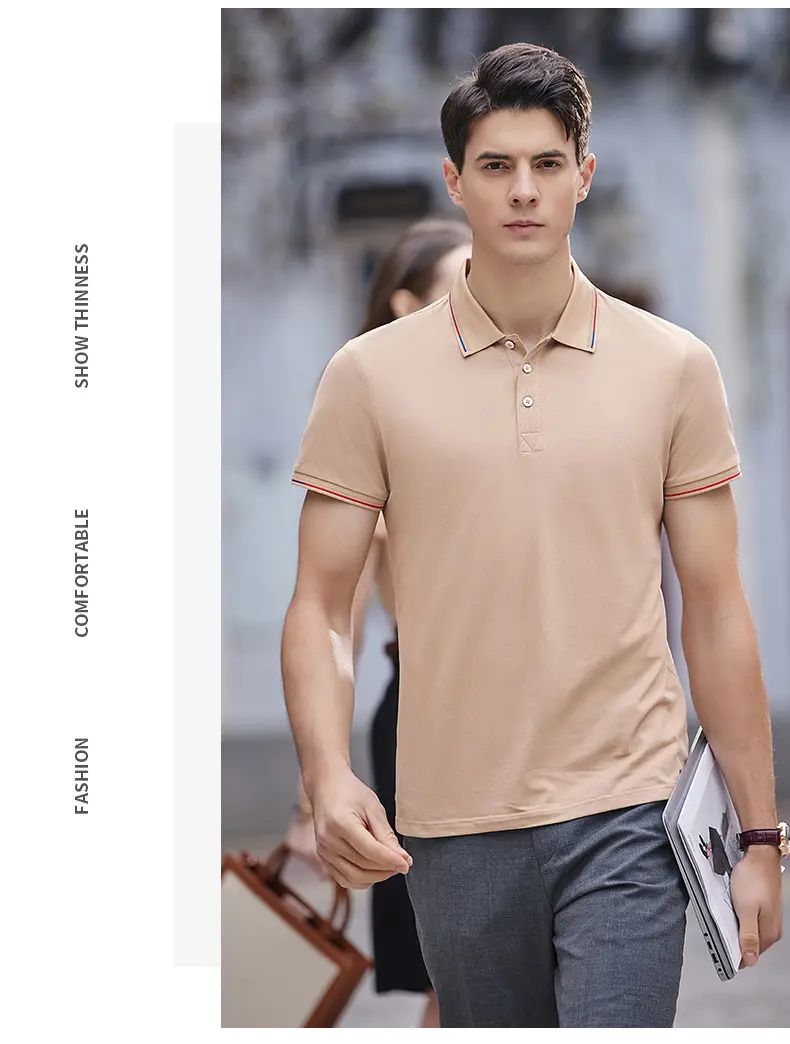 Milando 2381 Embroidered Polo T-Shirt Short Sleeve Custom Work — feature 27