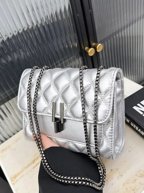 Silver Rhombic Crossbody Bag for Women 2024 - Image 7