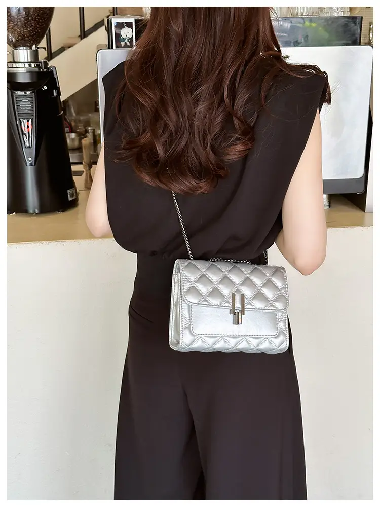 Silver Rhombic Crossbody Bag for Women 2024 — feature 21