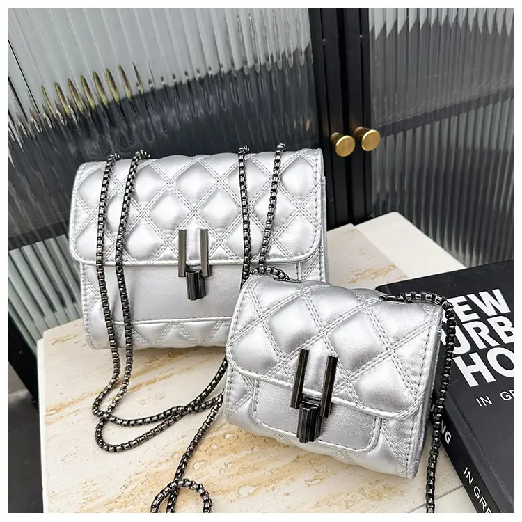 Silver Rhombic Crossbody Bag for Women 2024 — feature 38