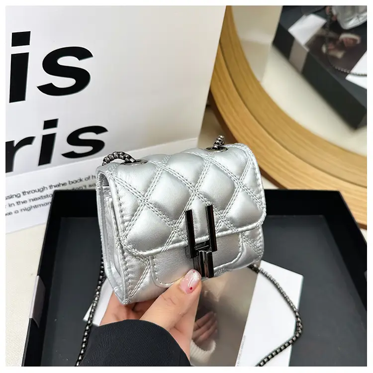 Silver Rhombic Crossbody Bag for Women 2024 — feature 41
