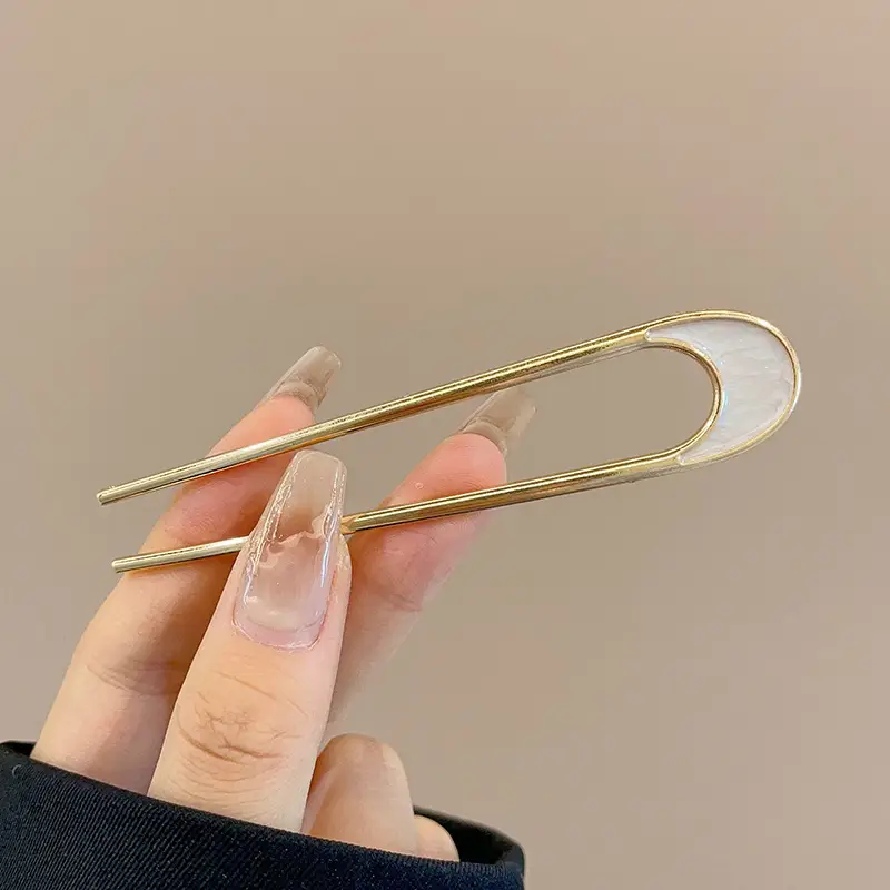 U-shaped Hair Pin for Elegant Hair Buns - Image 6