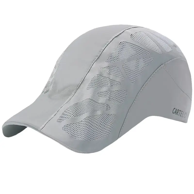 Men's Blue Mesh Sports Hat with Vent - Image 9