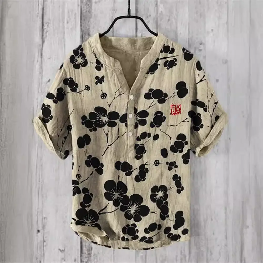 3D Printed Hawaiian Shirt for Men Summer Casual Vacation Seaside - Image 42