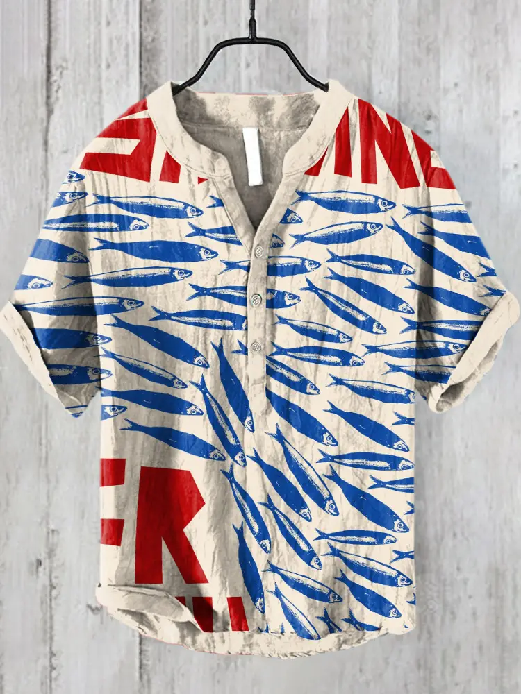 3D Printed Hawaiian Shirt for Men Summer Casual Vacation Seaside - Image 33