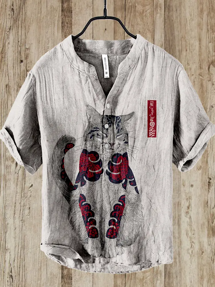 3D Printed Hawaiian Shirt for Men Summer Casual Vacation Seaside - Image 34