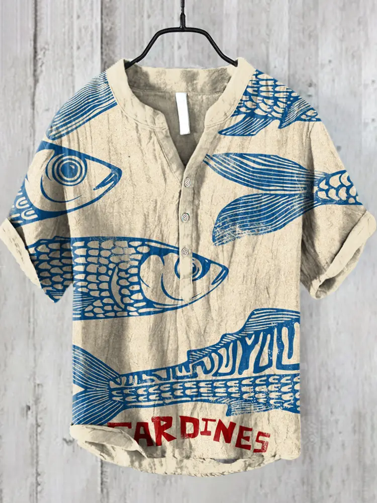 3D Printed Hawaiian Shirt for Men Summer Casual Vacation Seaside - Image 35