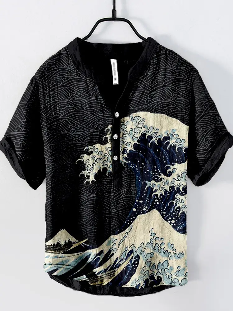 3D Printed Hawaiian Shirt for Men Summer Casual Vacation Seaside - Image 11