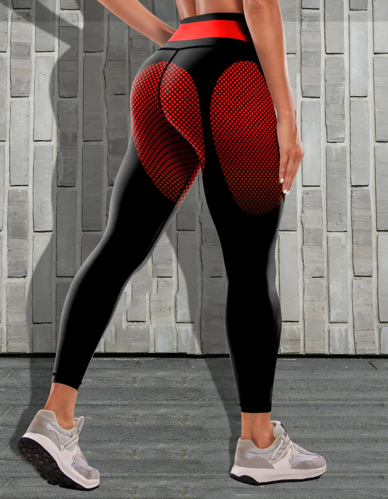 Women's Tight High Waist Yoga Pants Black Yellow Quick Dry — feature 29