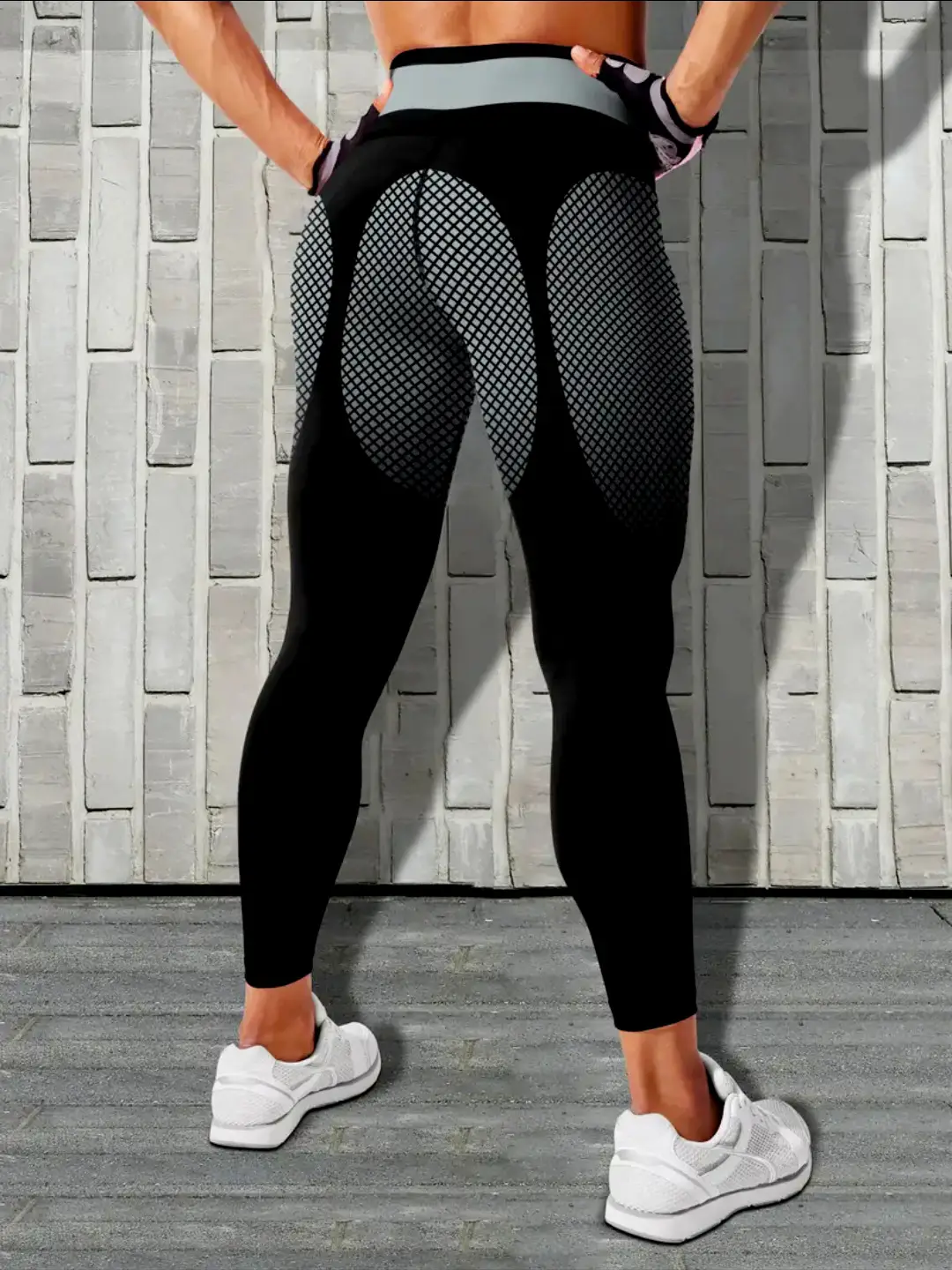 Women's Tight High Waist Yoga Pants Black Yellow Quick Dry — feature 36