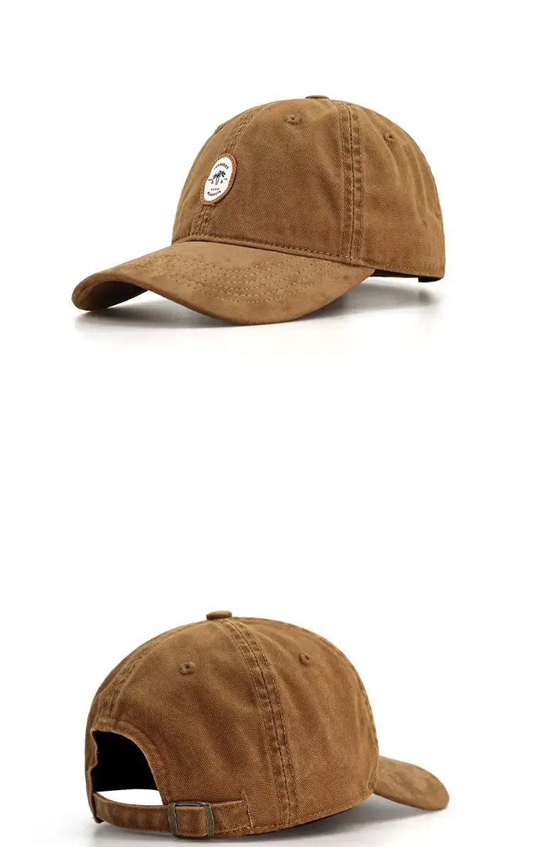 Women Suede Sunscreen Cap Brown Green 2024 — feature 6