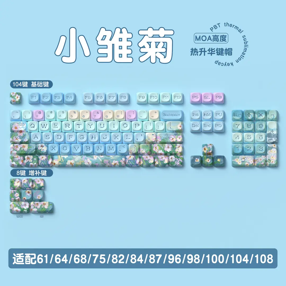 Manufacturer Wholesale Sweet Marshmallow Original Keycaps Cute Korean Style High-Value Mechanical Keyboard Caps for Girls - Image 18