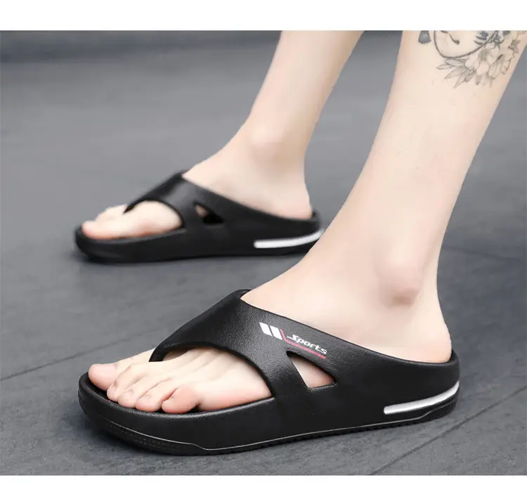 Men's White Cross-border Flip-Flops with 4.0cm Thickness — feature 18
