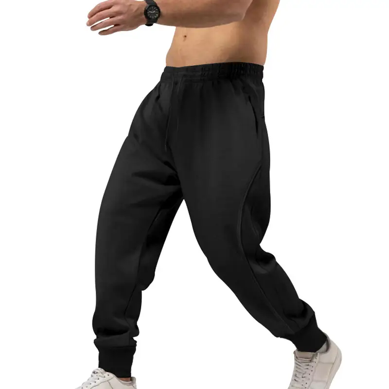 Men's Beige Sweatpants Casual Sports Long Pants - Image 10