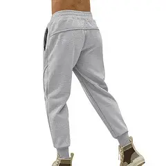 Men's Beige Sweatpants Casual Sports Long Pants — feature 11