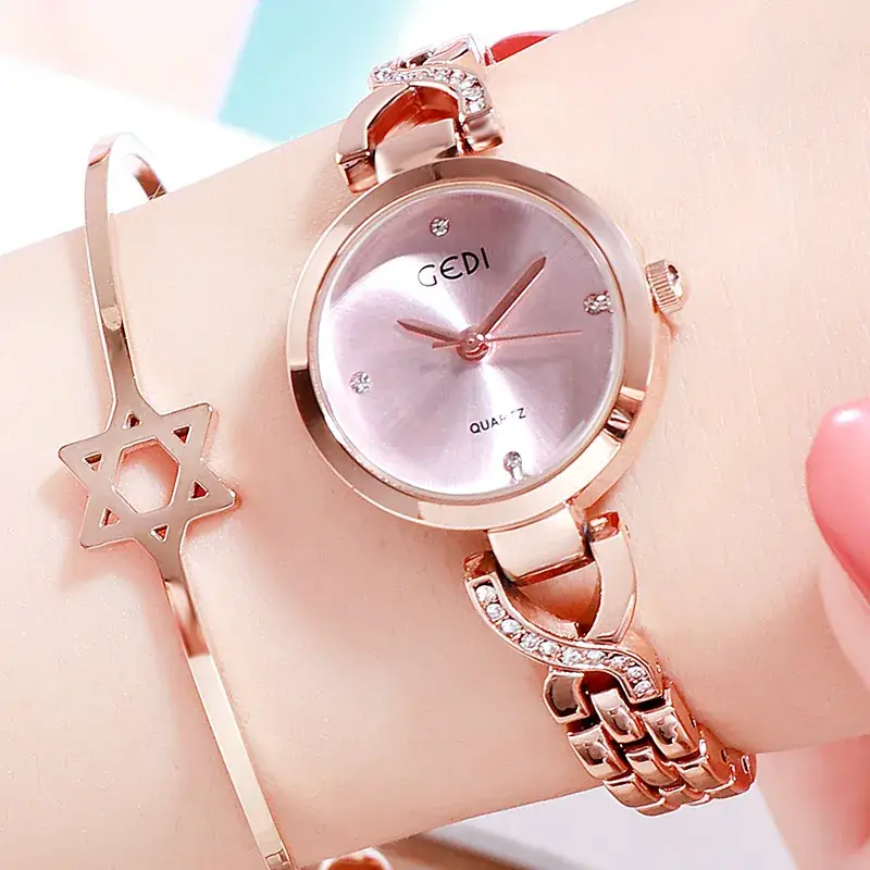 Ginger Star Bracelet Watch for Women with Diamond Dial - Image 6