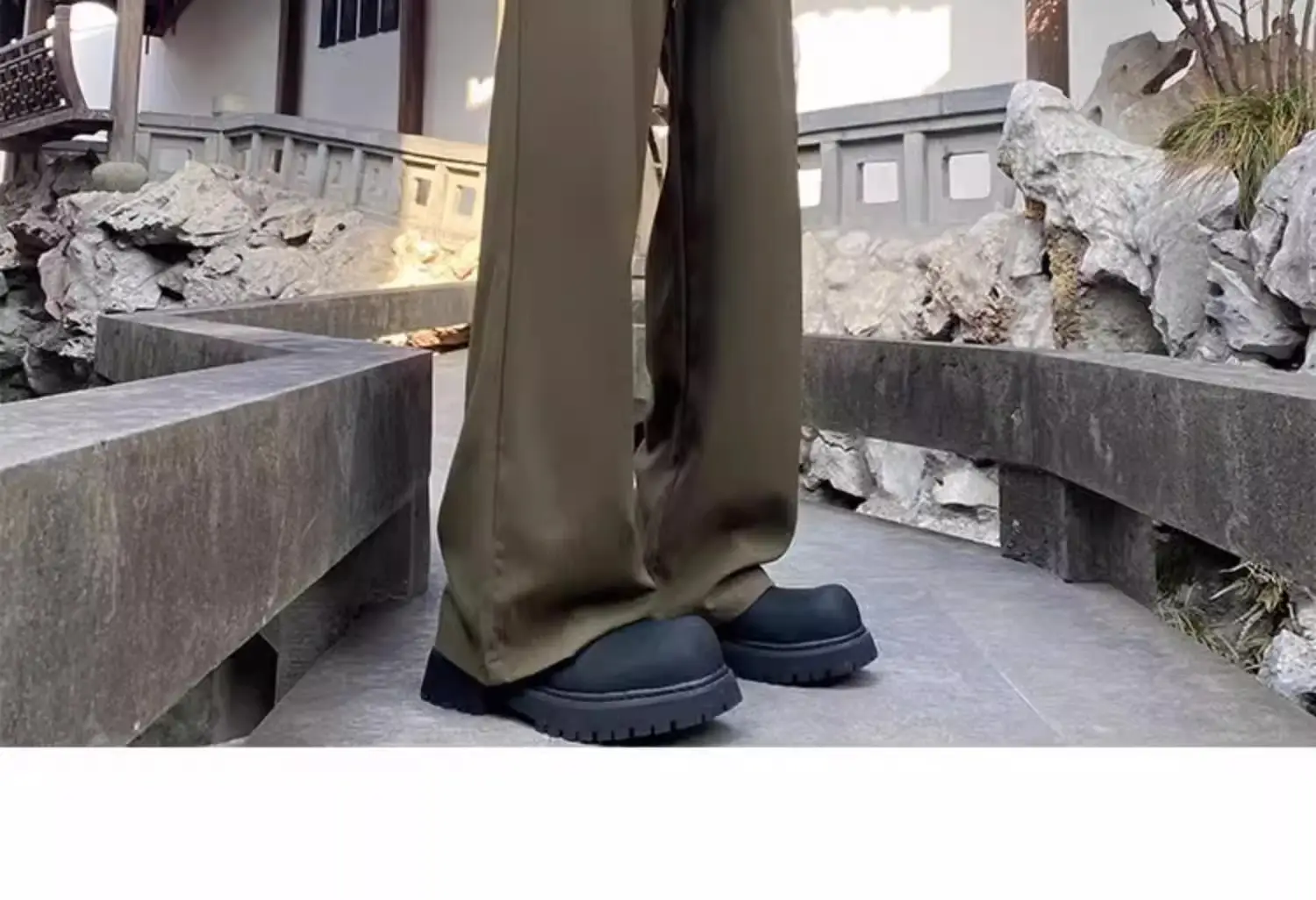Men's National Style Thin Pants Summer Dipping Straight Casual — feature 12
