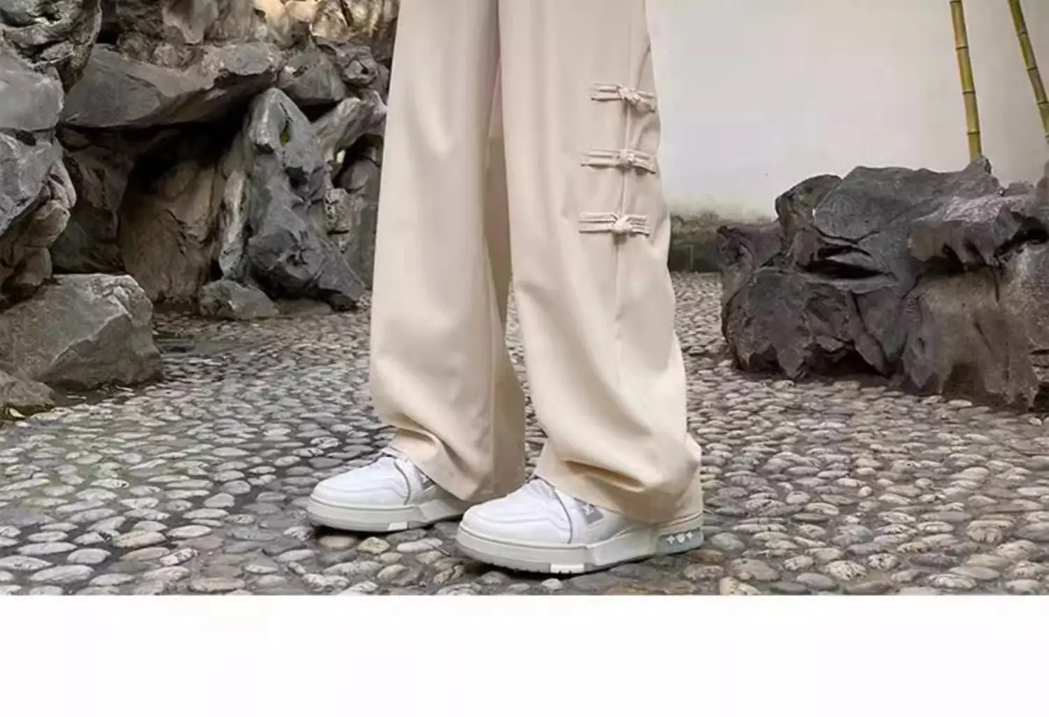 Men's National Style Thin Pants Summer Dipping Straight Casual — feature 18