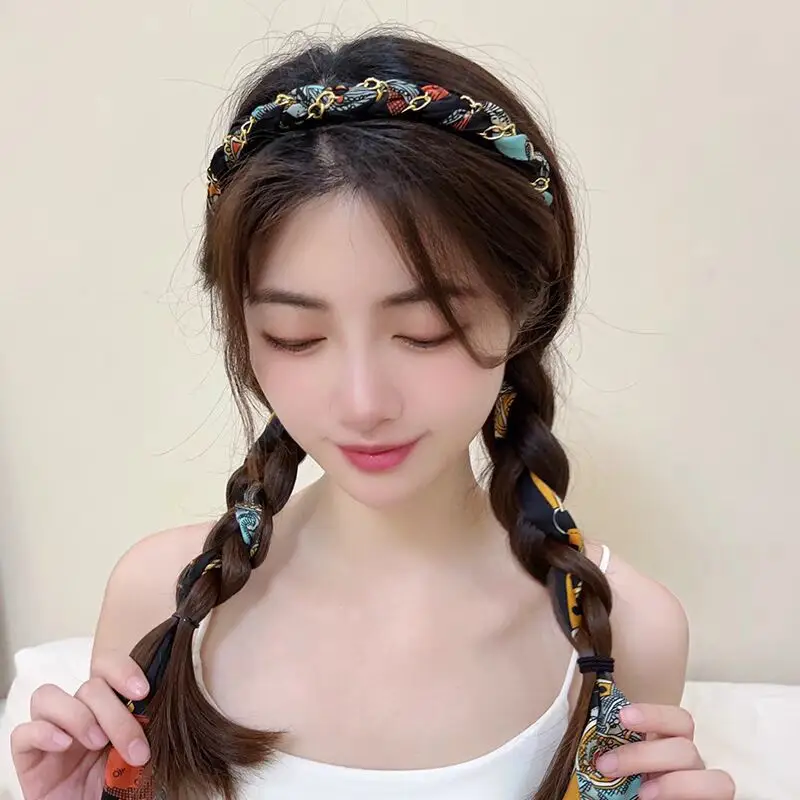 Braided Hair Hoop Ethnic Travel Chain Wear — feature 2