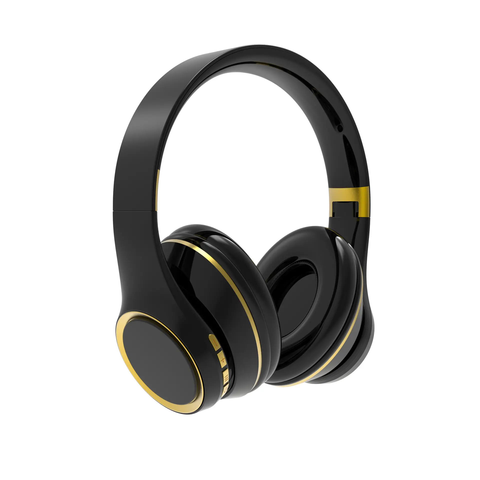 Wireless Bluetooth Headset Blue Gold Heavy Bass - Image 9