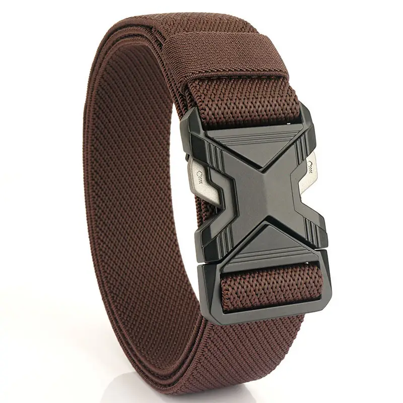 Men Tactical Black Nylon Belt with Buckle — feature 18