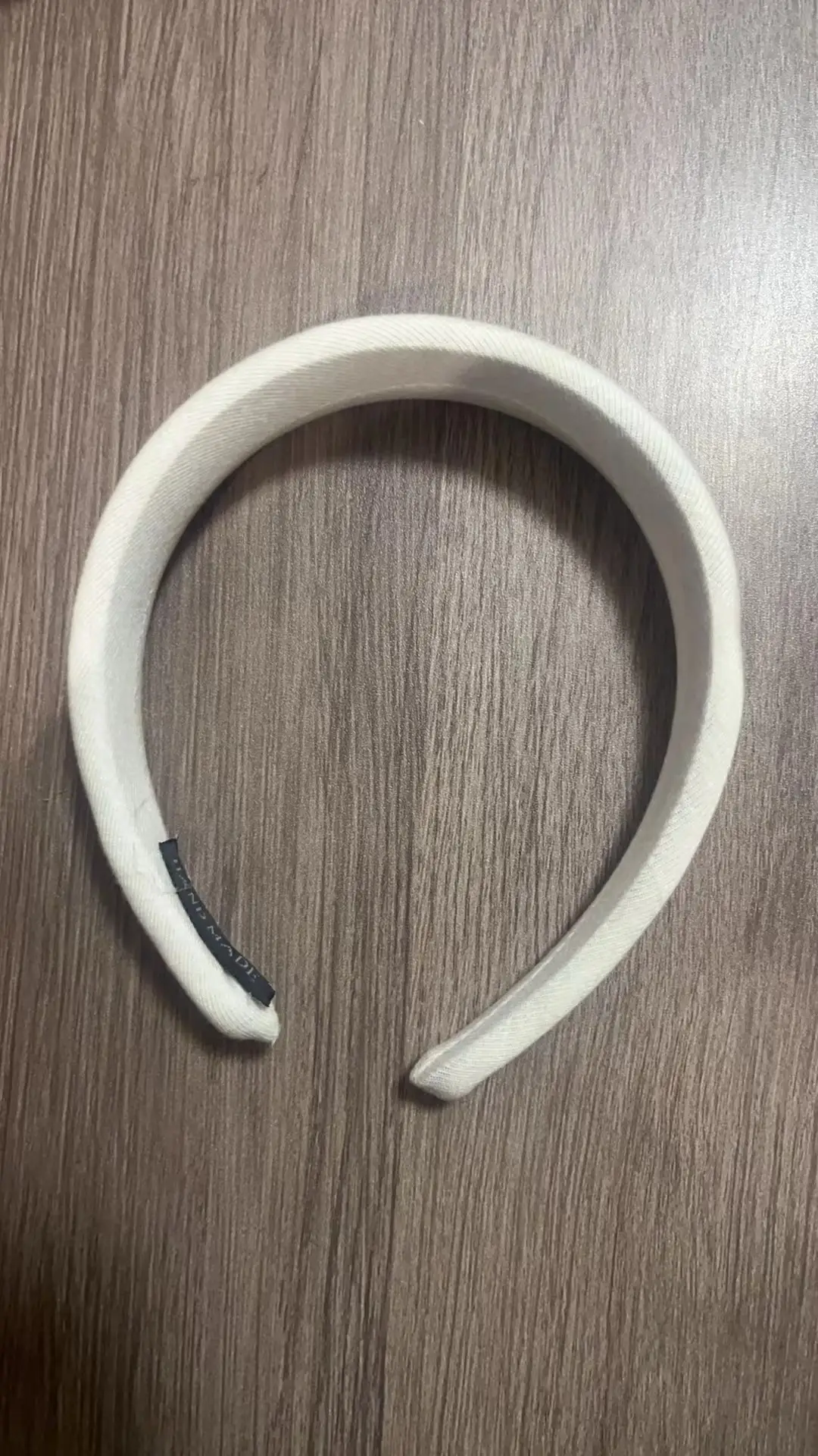 Sponge High Crown Hairband Wide Edge Milk Tea Women - Image 3