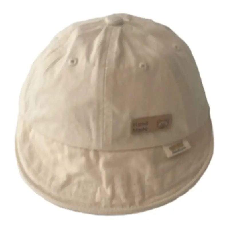 Baby's Cotton Baseball Cap Tan Big Brim Spring Autumn - Image 19