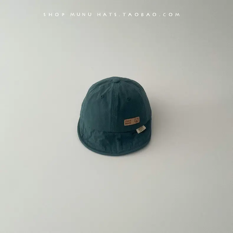 Baby's Cotton Baseball Cap Tan Big Brim Spring Autumn — feature 26