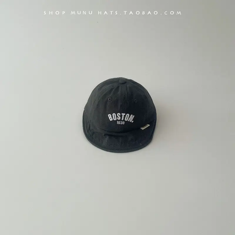 Baby's Cotton Baseball Cap Tan Big Brim Spring Autumn - Image 14