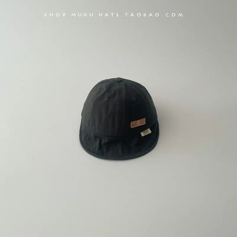 Baby's Cotton Baseball Cap Tan Big Brim Spring Autumn - Image 5