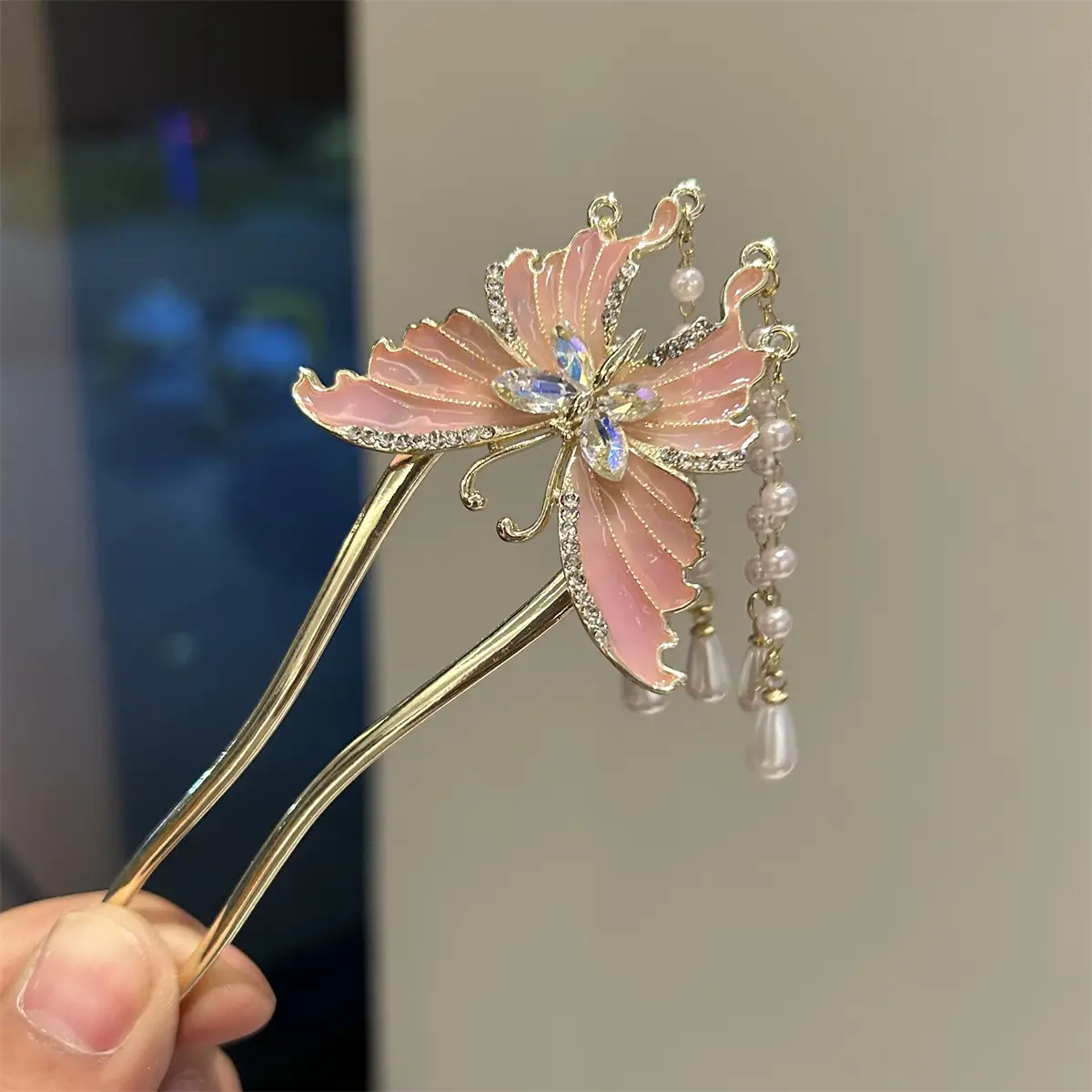 Antique Butterfly Hairpin for Women - Image 10