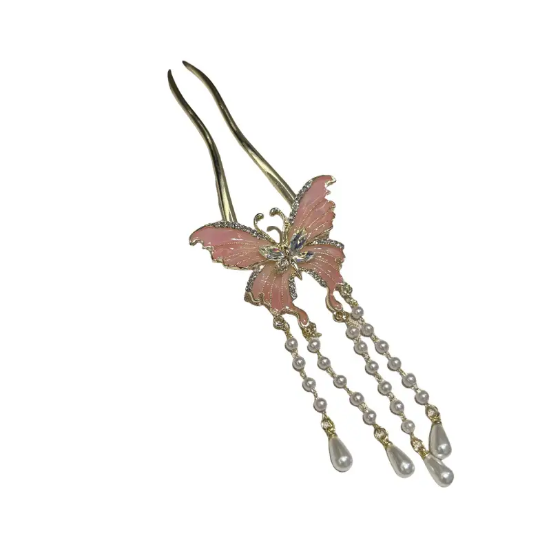 Antique Butterfly Hairpin for Women - Image 13