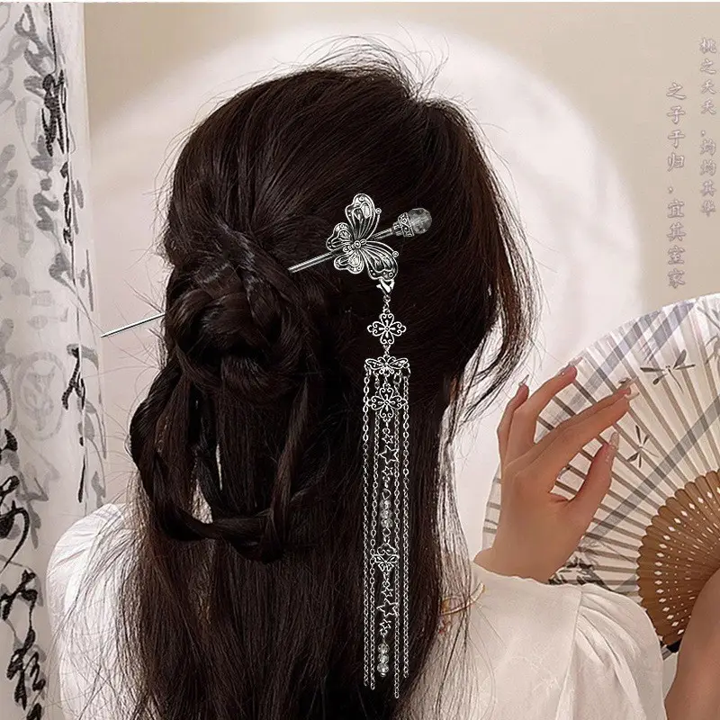 Antique Butterfly Hairpin for Women — feature 14