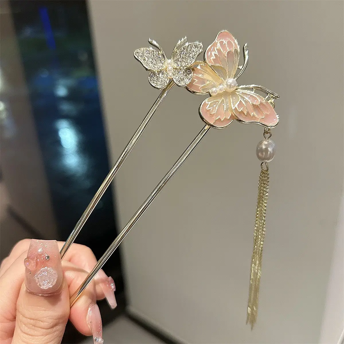 Antique Butterfly Hairpin for Women — feature 25