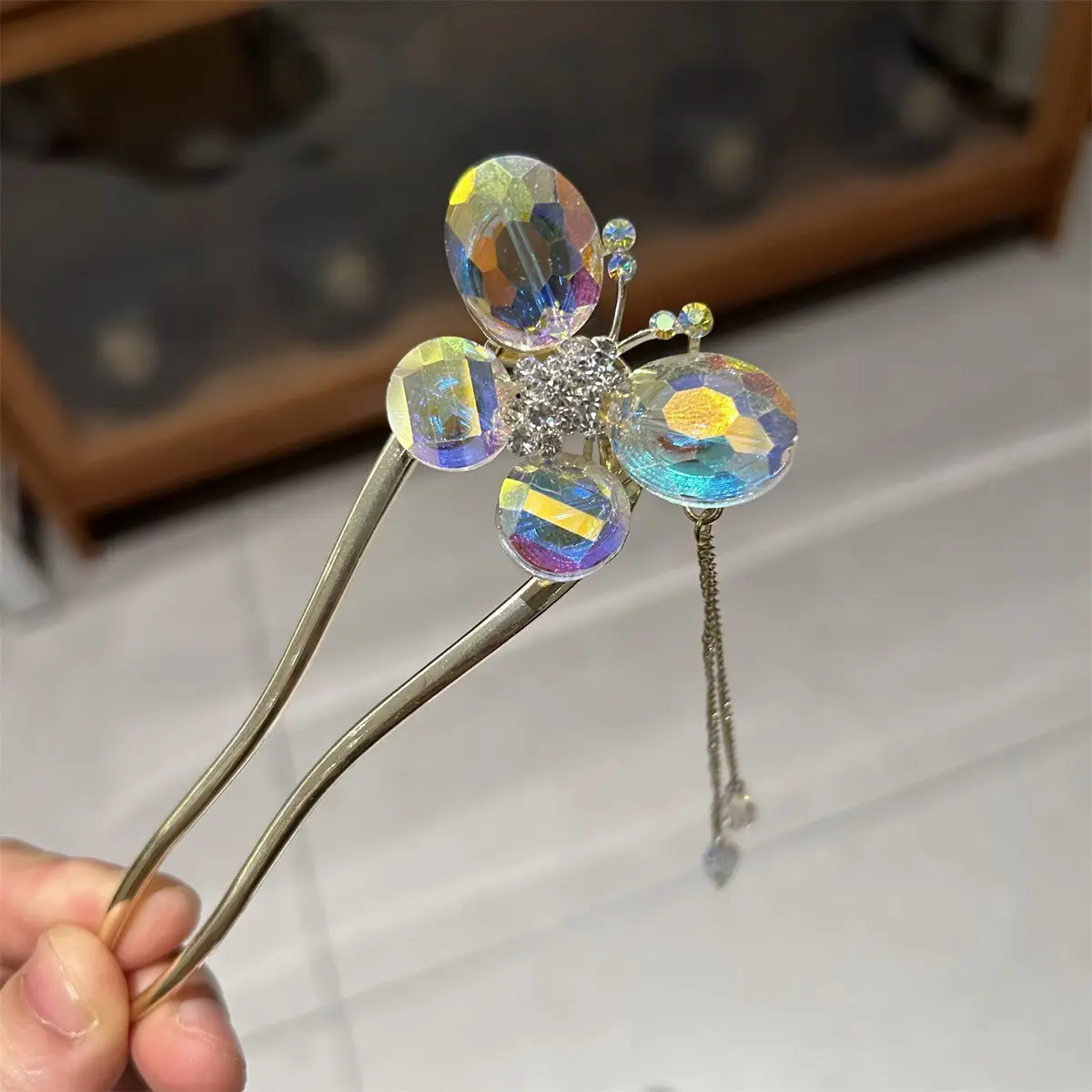 Antique Butterfly Hairpin for Women — feature 28