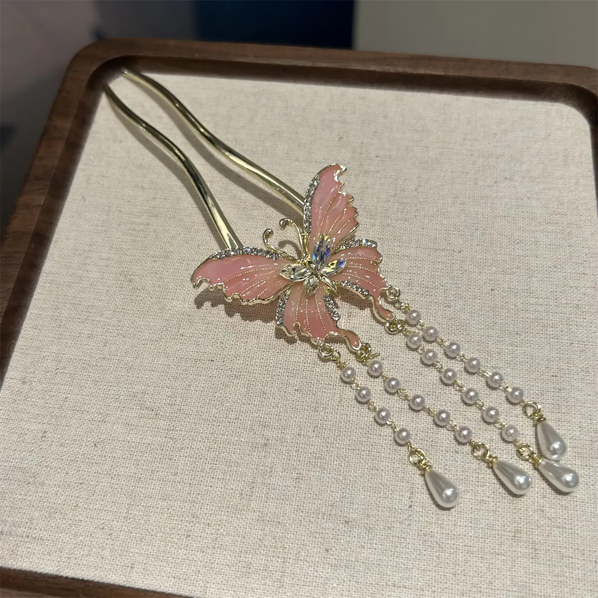 Antique Butterfly Hairpin for Women — feature 8