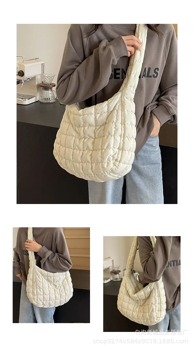 Black Embroidered Bubble Shoulder Bag for Women 2026 — feature 9