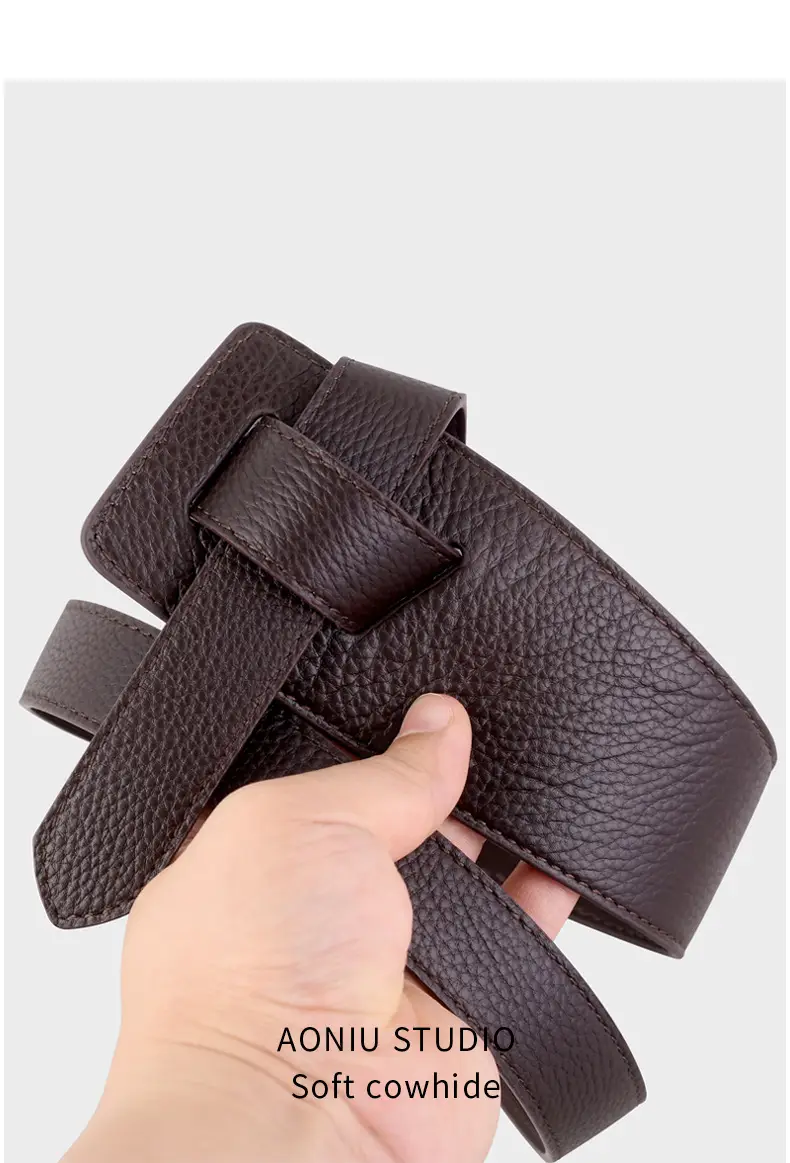 Red Leather Belted Waist Shoes for Women — feature 8