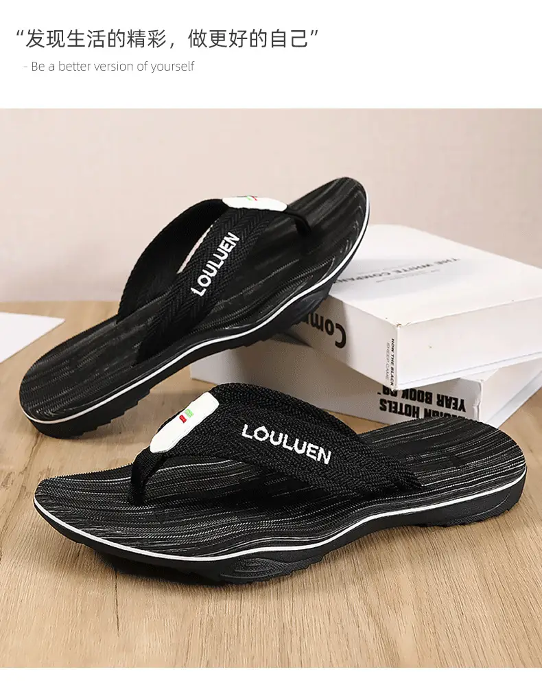 Men Blue Striped Casual Flip-Flops 2024 — feature 10