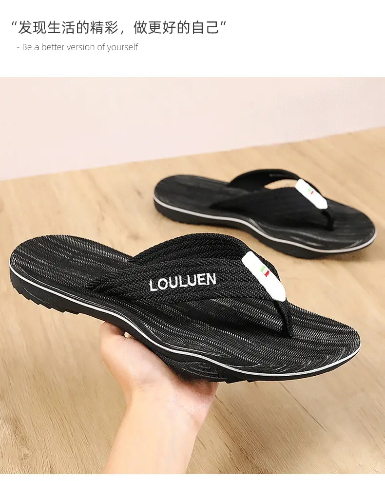 Men Blue Striped Casual Flip-Flops 2024 — feature 12