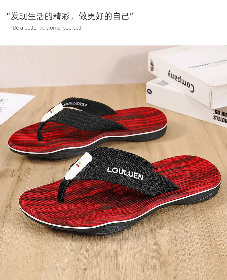 Men Blue Striped Casual Flip-Flops 2024 — feature 14
