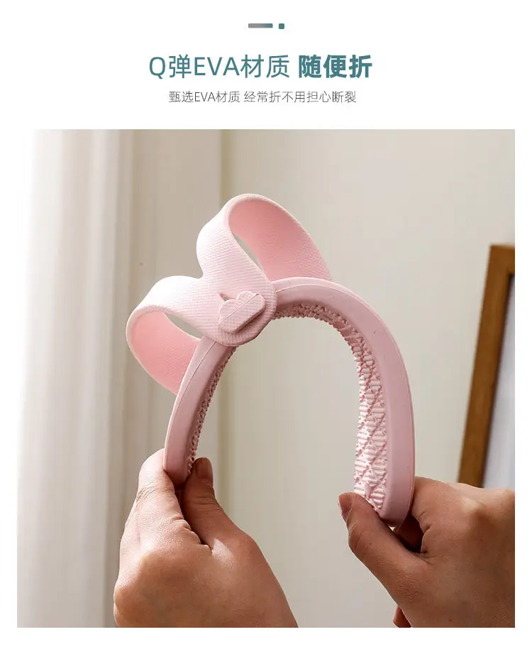 Pink Foldable Travel Slippers for Men Women Summer — feature 12