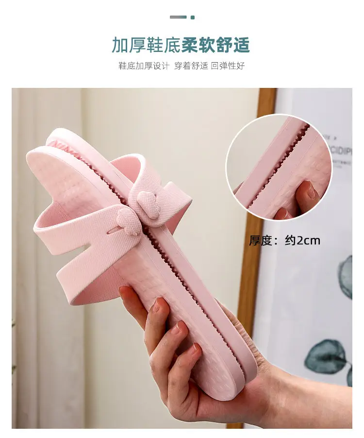 Pink Foldable Travel Slippers for Men Women Summer — feature 14