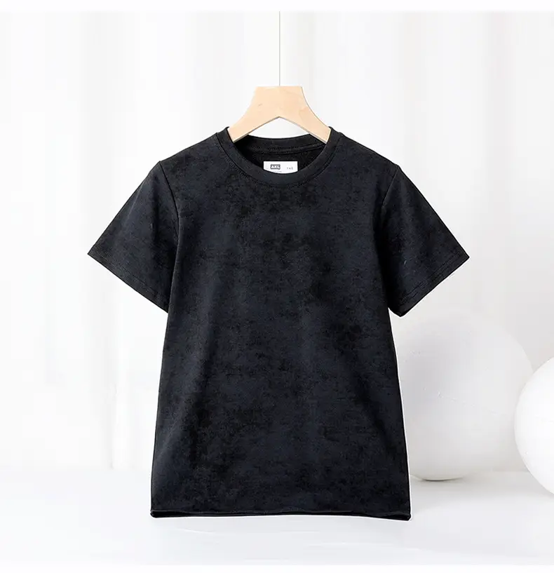 Boys Batik T-Shirt Green Short Sleeve Cap — feature 45
