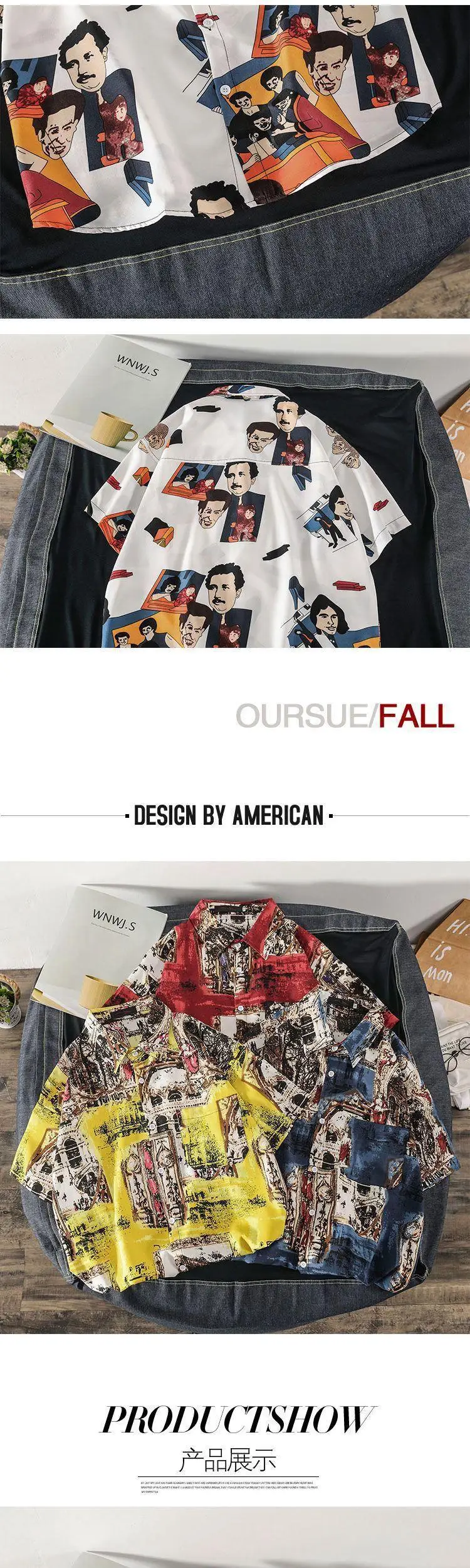 Men's Korean Style Printed Short Sleeve Shirt — feature 20