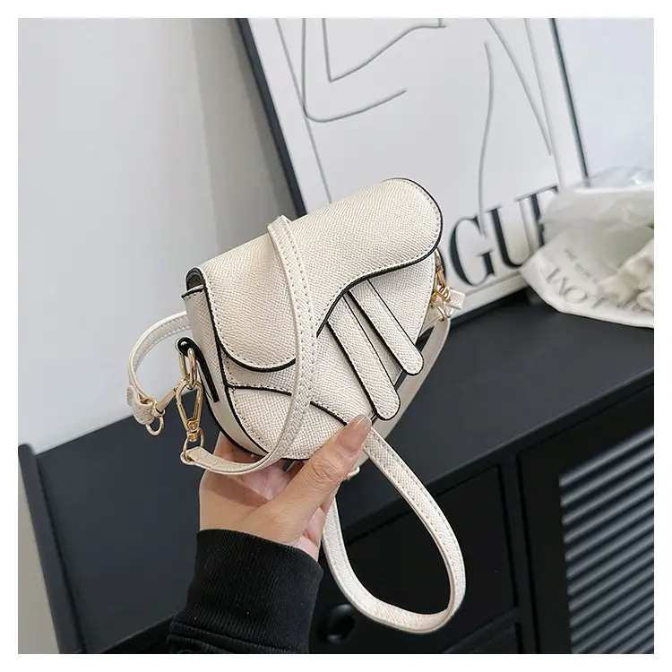 White Leather Mini Crossbody Bag for Women — feature 24