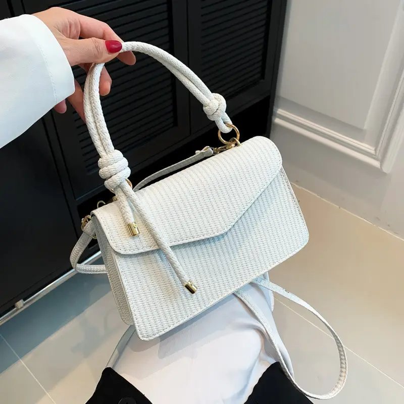2025 Women's Summer Commuter Bag Pure Color Texture - Image 2
